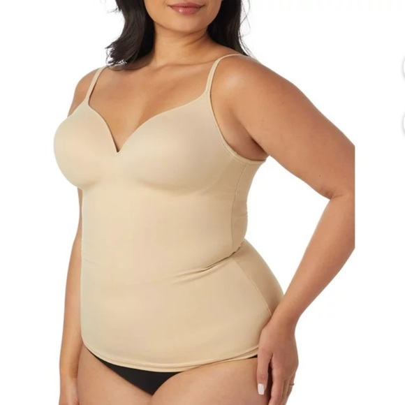 Maidenform Flexees Wireless Camisole Soft Beige Cool Comfort Firm Size 3X NEW - Picture 3 of 11